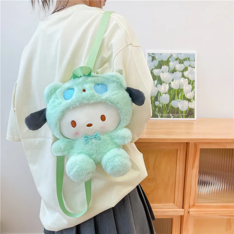 2024 Newest Hot Sale Arrive Sanrios Bag Super Soft Sanrios Cloud Bag Kuromi Cinnamoroll Melody Pudding Dog Plush Bag