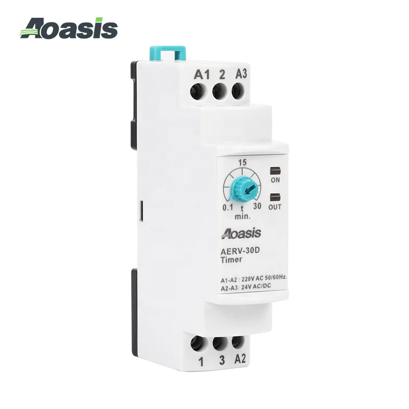 AERV-30D On delay timer  Relay Electronic Adjustable Delay Time Relay 0.1s to 30 minutes