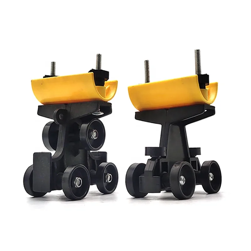 Cable Sliding Trolley for light weight overhead Aluminum Crane Rail System