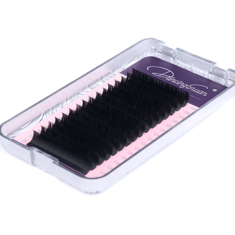 Classic 0.20 Mink Silk Lashes Lash Trays Individual d curl Eyelash Extensions