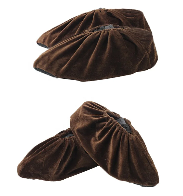 high quality velvet shoe covers for construction