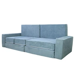 Kids Furniture DIY Sofa Couch Kids Crawling Sliding Mattress Comfort Foam Blocks Magnetic Play Couch Baby/