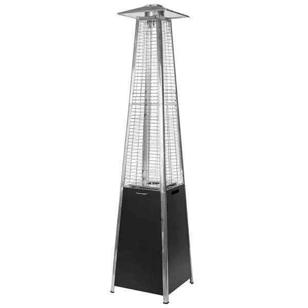 LPG heater pyramid flame gas patio heater infrared with dancing flames CE approved commercial steel gas heaters gas fired
