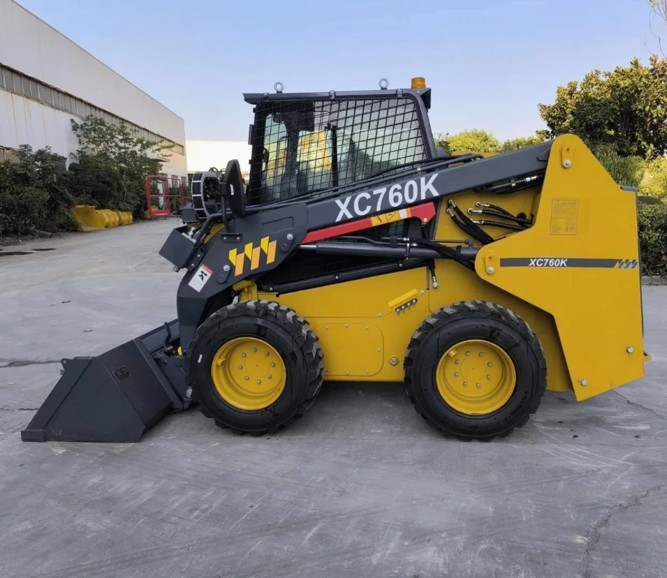 Hot Sell Brand New 1ton Mini Skid Steer Loader Excellent Quality XC740K with Bucket Leveling Function