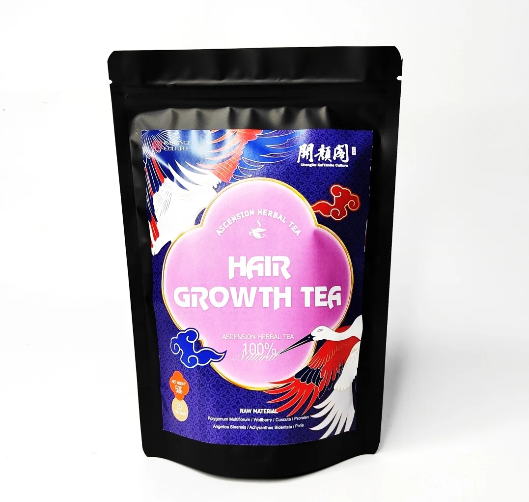 ASCENSION HERBAL S12 100%Natural herbal OEM Label Natural Herbal Hair Loss Growth Tea Products help Hair Repair Re-growth tea