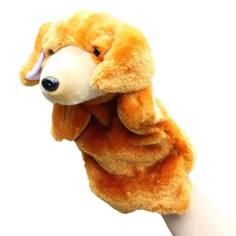 hot selling plush animal hand puppets role play game early educational stuffed animal plush hand puppet kids toy