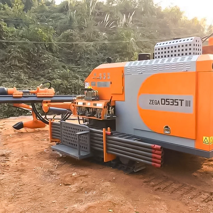 
ZEGA D535T bore well borewell deep swivel drilling machine jumbo portable borehole drilling equipment bore well drilling machine 