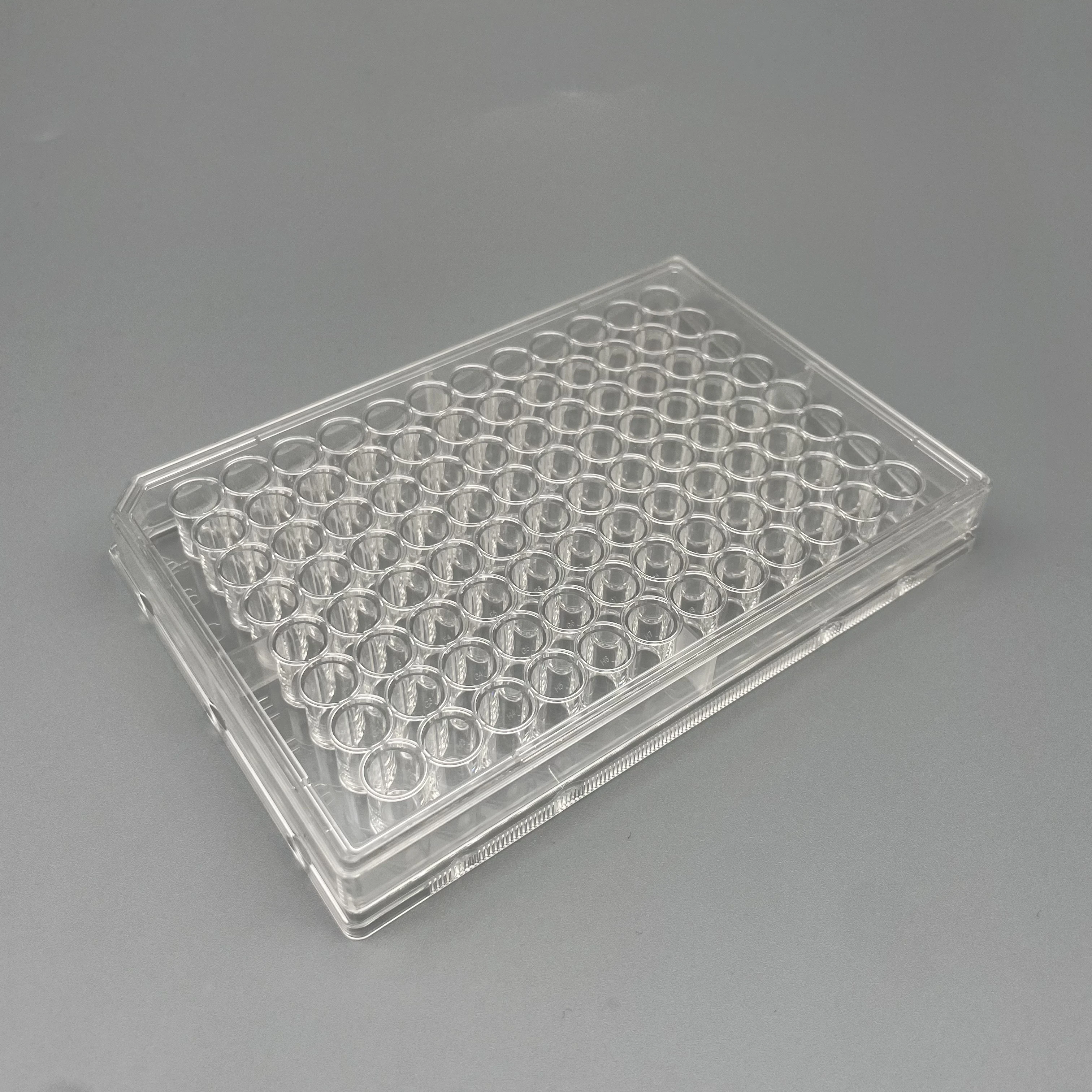 Laboratory Disposable Transparent Plastic 0.2ml 96 Wells Sterile Semi Skirt Tissue Culture Plants