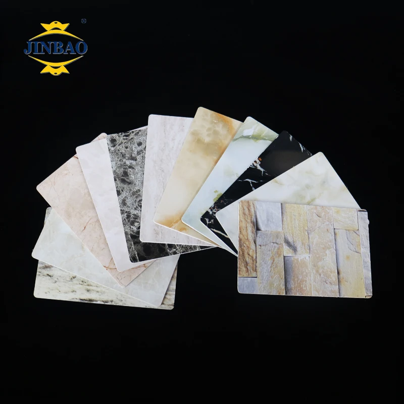 JINBAO professional maker factory hot sale marble alternative emboss ceiling panel pvc uv panels