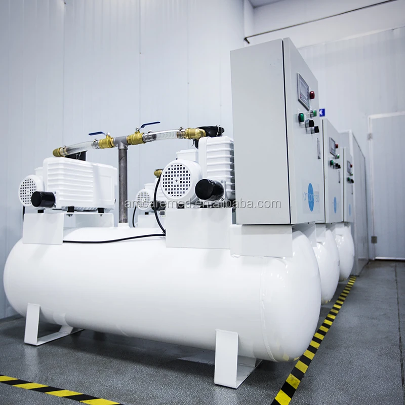 Hospital Duplex Vacuum System Medical Rotary Vane Oil-lubricated Vacuum Plant