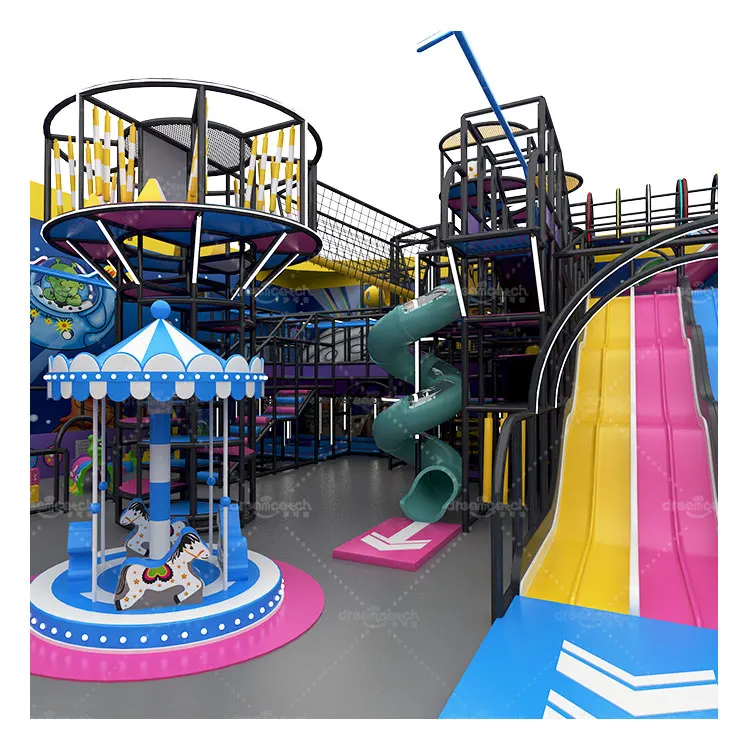 Dream Catch kids adventure mazes commercial kids playground indoor soft play naughty castle