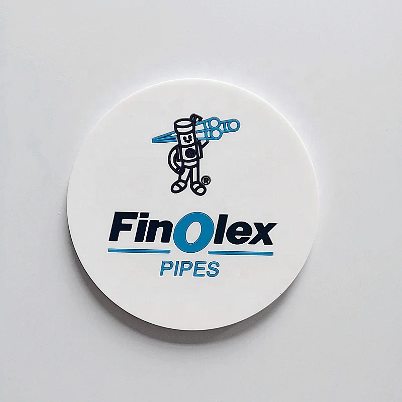 High quality round  OEM custom tea coffee drinks wine ceramic sublimation blanks neoprene car coasters