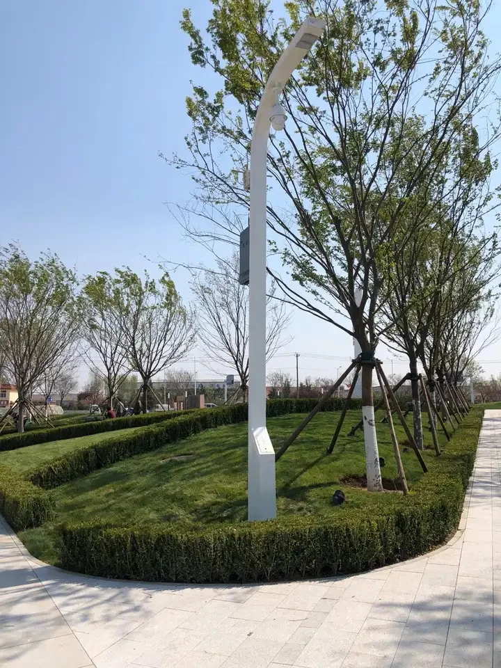 smart pole 5g wifi cctv light street smart multifunctional lights pole with led screen in smart cities