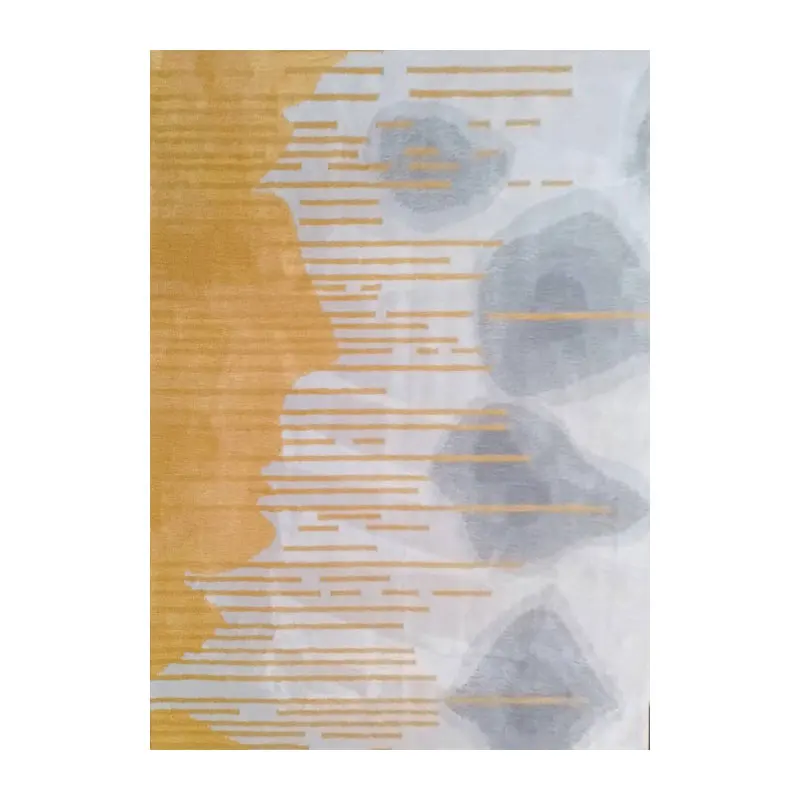 Modern design gold regional European and American handmade custom carpet