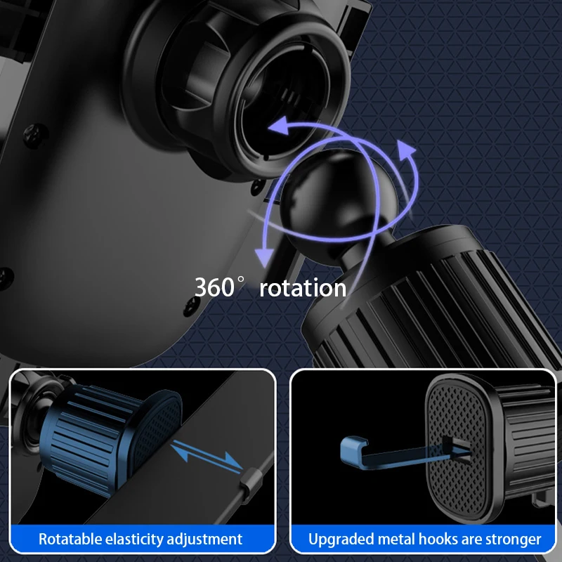 SEAMETAL Air Vent Clip for Phone Holder Car Phone Holder Bracket Accessories Universal Car Air Vent Clip Mount