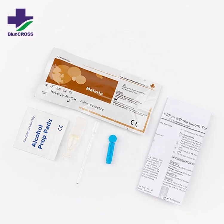 Высокоточная кассета обнаружения крови с сертификатом IVDR FSC, антиген малярии, Быстрая диагностика P.f/P.v/Pan, Тестовые наборы