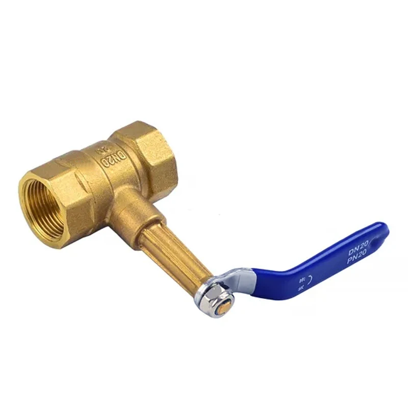Tall Brass High Stem High Pressure Thickened Ball Valve Switch Heightened Handle Ball Valve