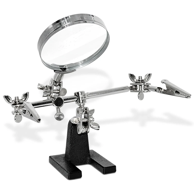 Circuit board soldering fixing frame PCB repair soldering auxiliary bracket magnifying glass Practice welding tools clip