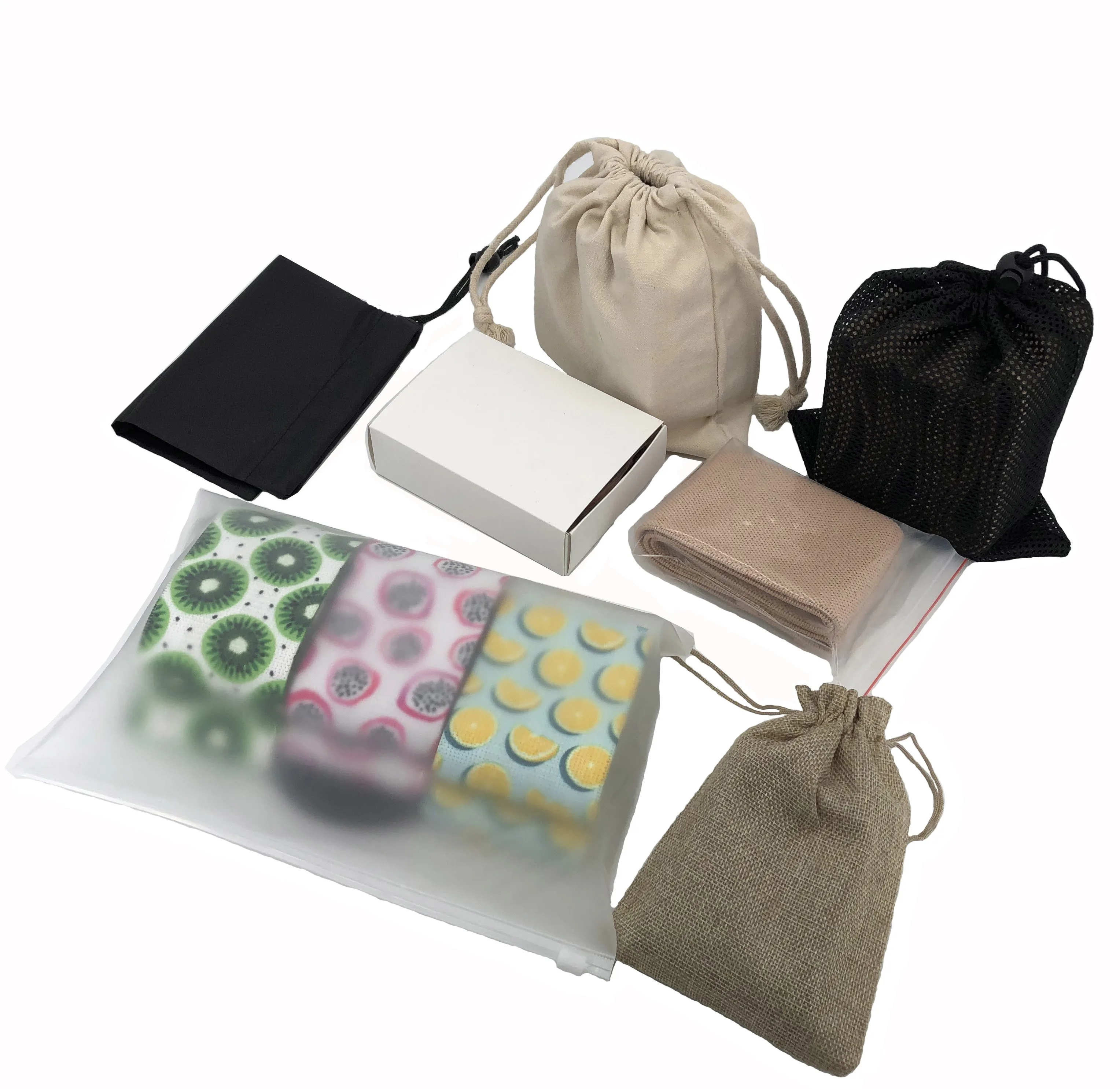 Fitness Latex Band Fabric Cotton Resistance Booty Band  Resistance Band Exercise