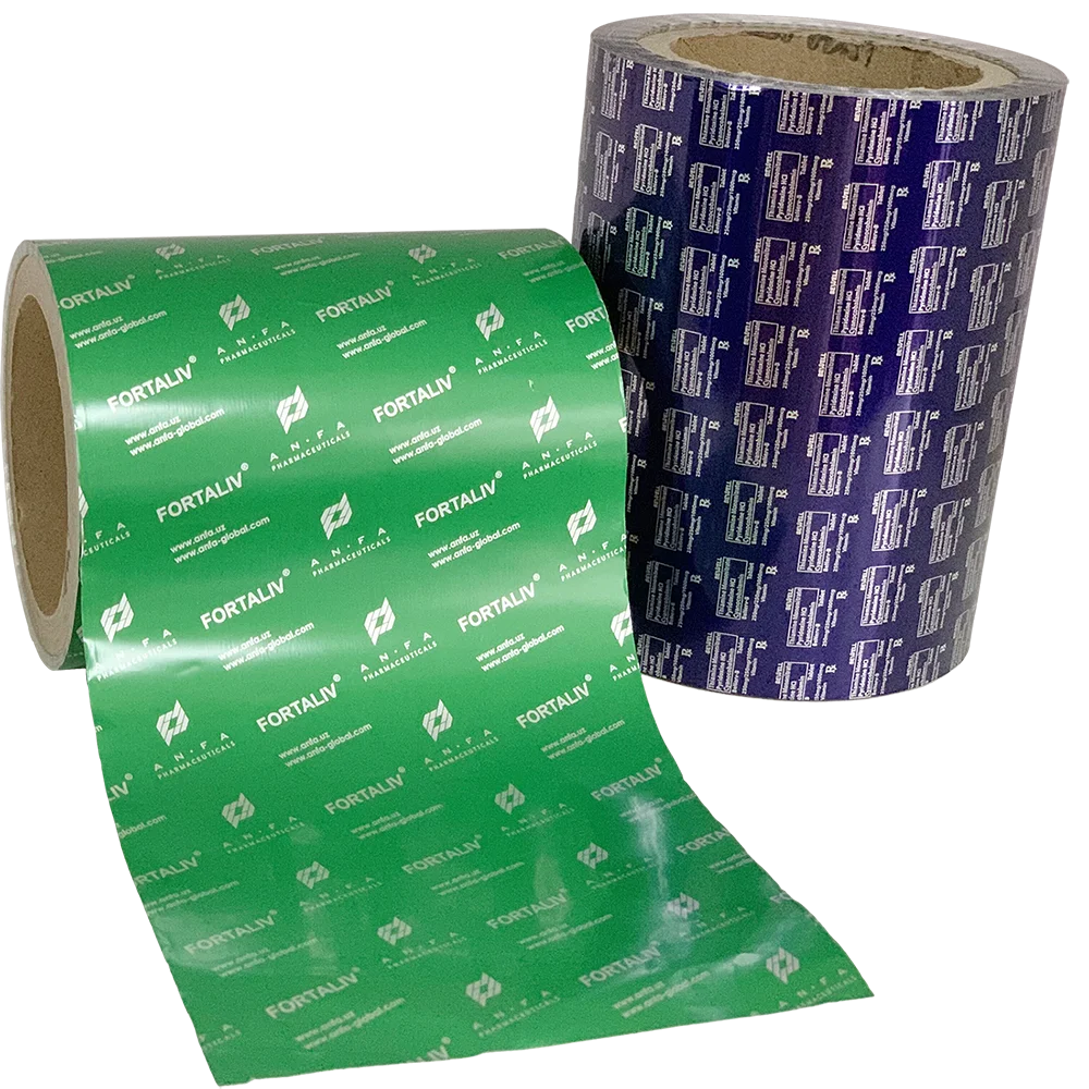 Pharmaceutical Grade Printed Blister Aluminum Foil Roll for Pills Sealed Packaging