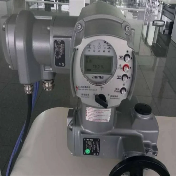 The Flow Control Valve Skid Is Equipped with Auma Electric Valve SQV and SQRV Serial Variable Frequency Actuators