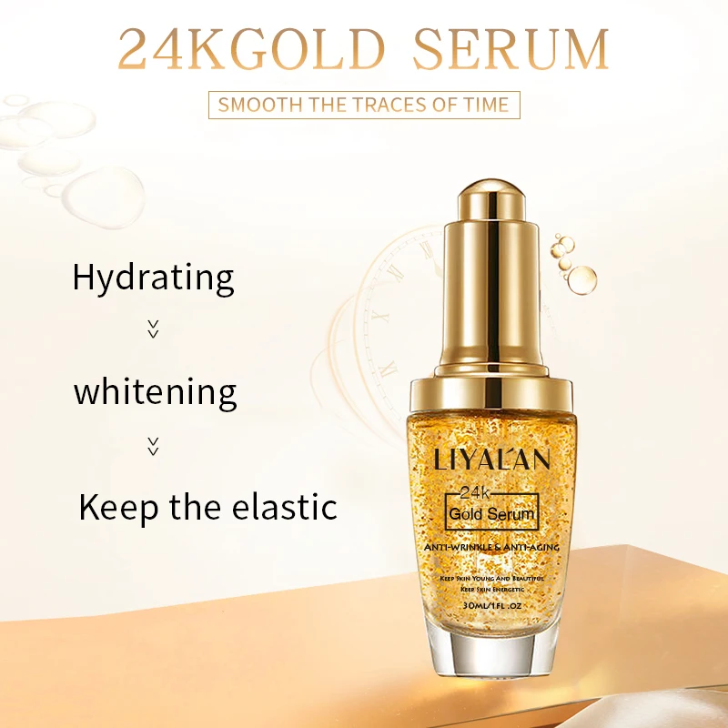 Skin Care Face Brightening Tightening Moisturizing Firming Anti Aging Skin Care Lift 24k Gold Face Serum