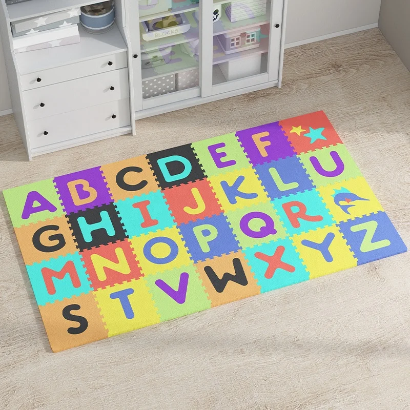 Lifttop Children Developing Play Rugs Baby Play Mats Number Letter Cartoon EVA Foam Puzzle Mats