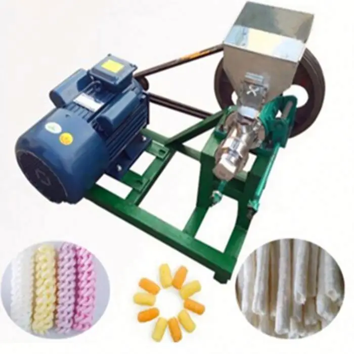 high efficiency maize snack puffing extruder for Hollow rod