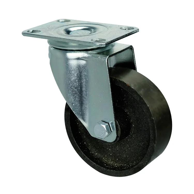 Heavy duty  steel furniture castors Antique Furniture Cast iron Caster wheels