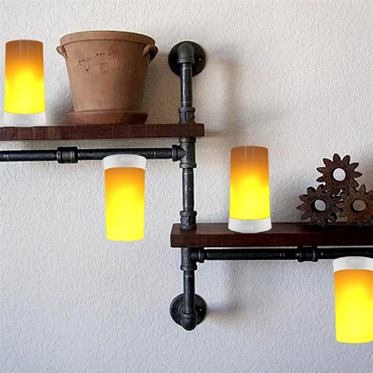 Рождественская Светодиодная лампа с эффектом мерцания