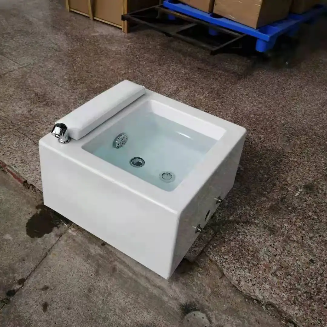 Nail salon  furniture Ceramic Pedicure sink Portable foot spa massage Pedicure Bowl Pedicure tub