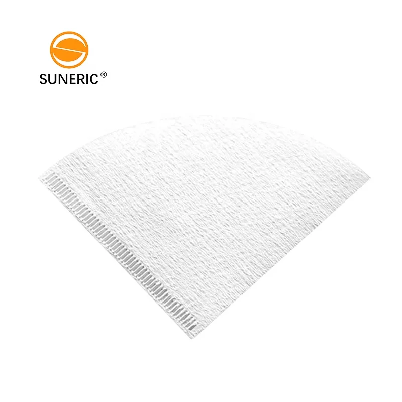Heat Seal Coffee Drip Filter Bag Paper Cone V Shape White Bleached Coffee Dripper Filter Paper