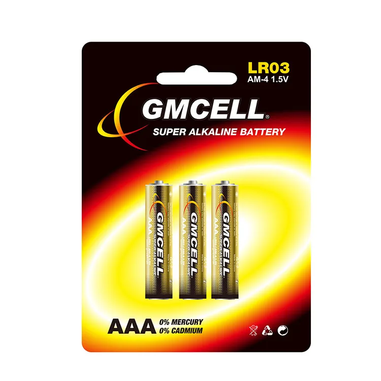 AAA Am4 Lr03 No 7 Alkaline Battery AAA Batteries with Cheap Price Am4 Alkaline Battery AAA