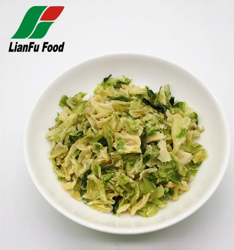 Высококачественные дегидратированные овощи, зеленые сушеные хлопья капусты