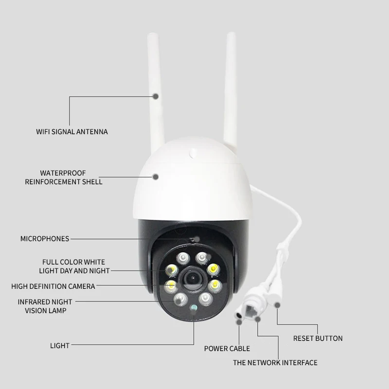 3mp cheap  icsee black IP66 waterproof wifi camera outdoor cctv  IP remote surveillance camera security system wireless network