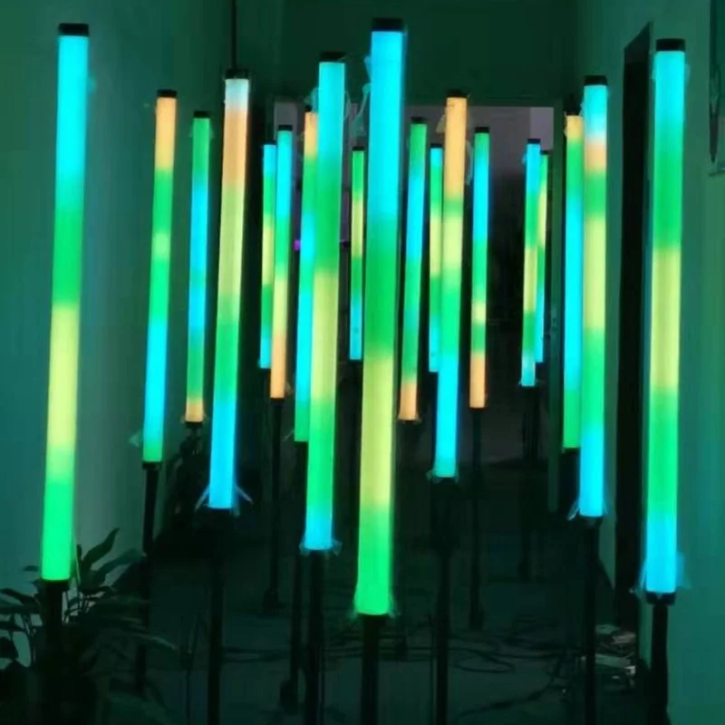 Wireless DMX512  RGB LED Tube Protocol Control by DMX Controller LED Tube Light