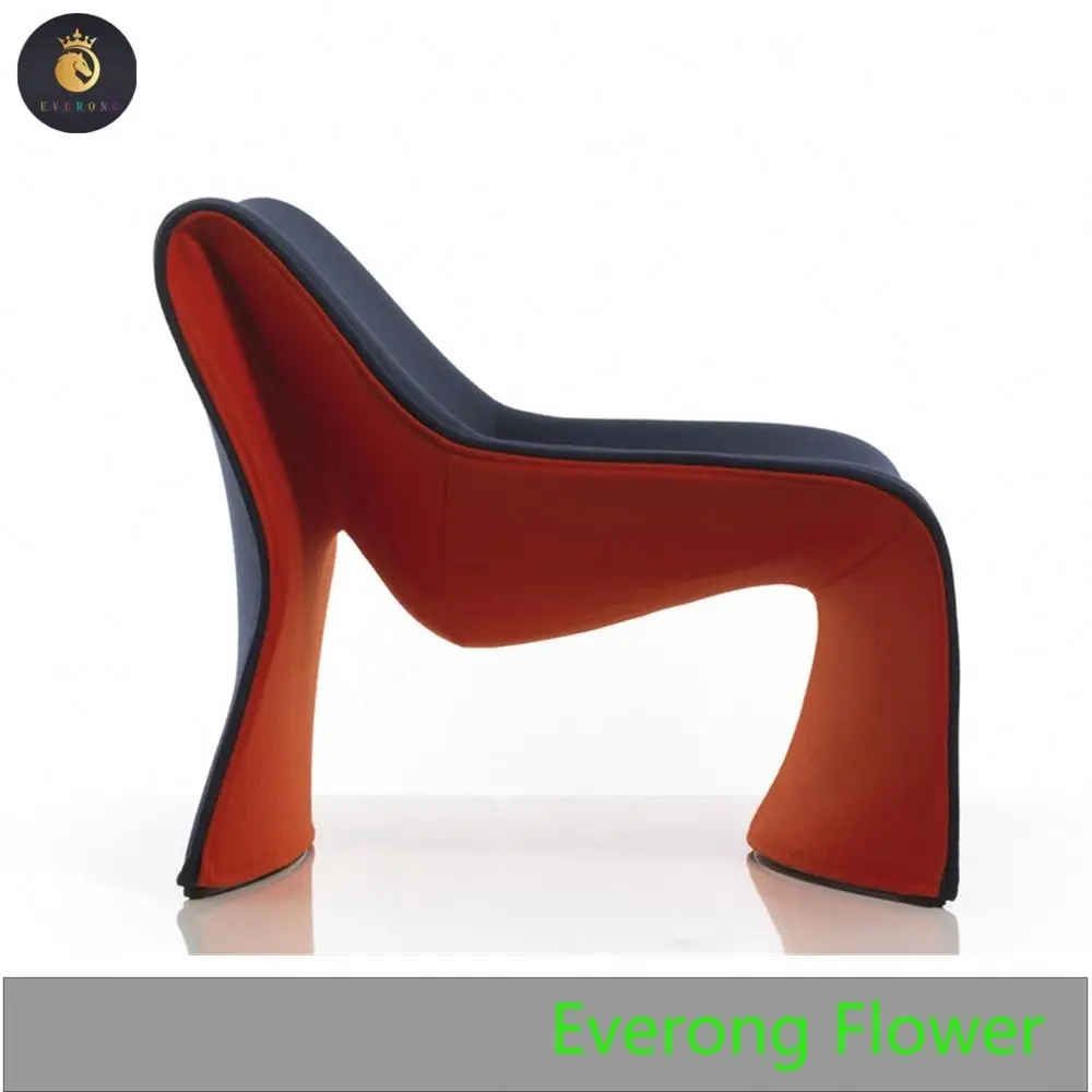 2022 Hot selling  Living room 181 cloth lounge chair high heel shoe leisure chair by fabric upholstery