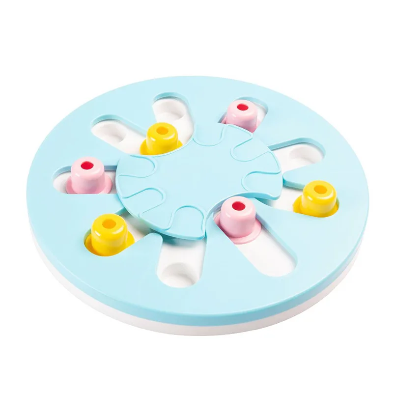 
Amazon New Design Eco-Friendly Plastic Dog Puzzle Toys Interactive Pet Slow Feeder Interactive Dog Bowl Game Toys 