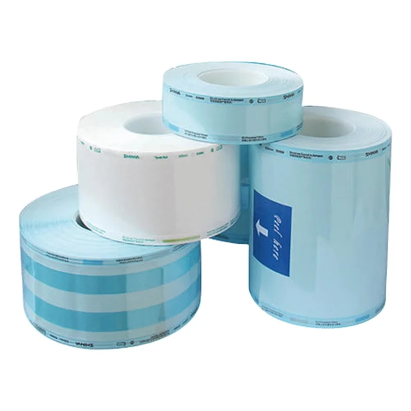 Heat-sealing Sterilization roll Flat Reel Sterilization roll for hospital and dental