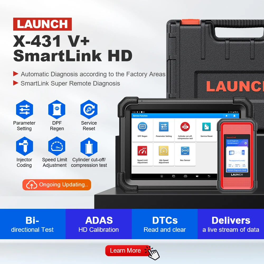 Усовершенствованный Запуск X-431 V + SmartLink HD Универсальный x431 Сверхмощный hd3 Грузовик Супер удаленный диагностический сканер автоматический инструмент
