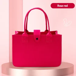 Cute Children Cartoon Felt Sculpture Tote Handbag Portable Bag Kids Cartoon Gift Bag Organizer Casual Shoulder Bags