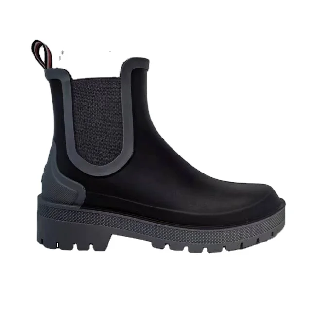 Rain Boots Women Garden Galoshes Waterproof Rubber Chelsea Boot Female Non-slip Rainshoes Fishing Water Shoes