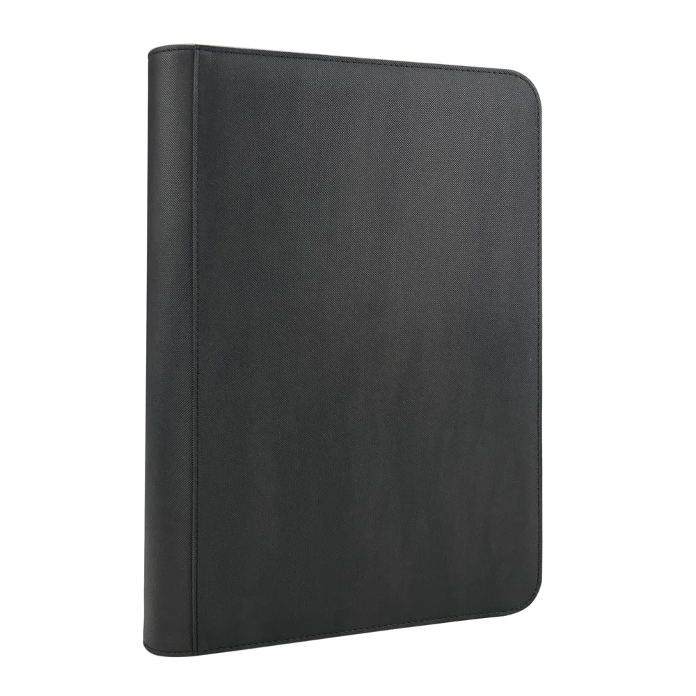 custom logo TCG MTG yugioh jumbo leather premium sports baseball poke mon CGC BGS PSA slab graded card binder for storage