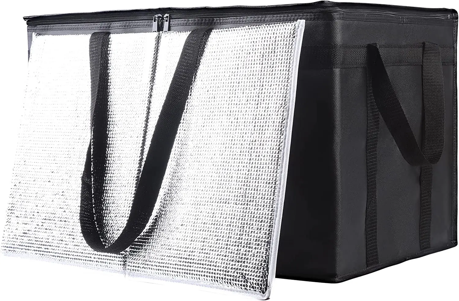 Foldable just eat eco friendly water resistant delivery bag chill alice ke thermo packaging lunch transparent bags for food