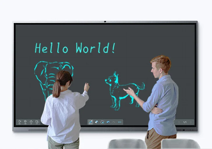 Smart Board Infrared 20 Point Touch 4K Electronic Dual System 32 Series Interactive Whiteboard TV for Classroom
