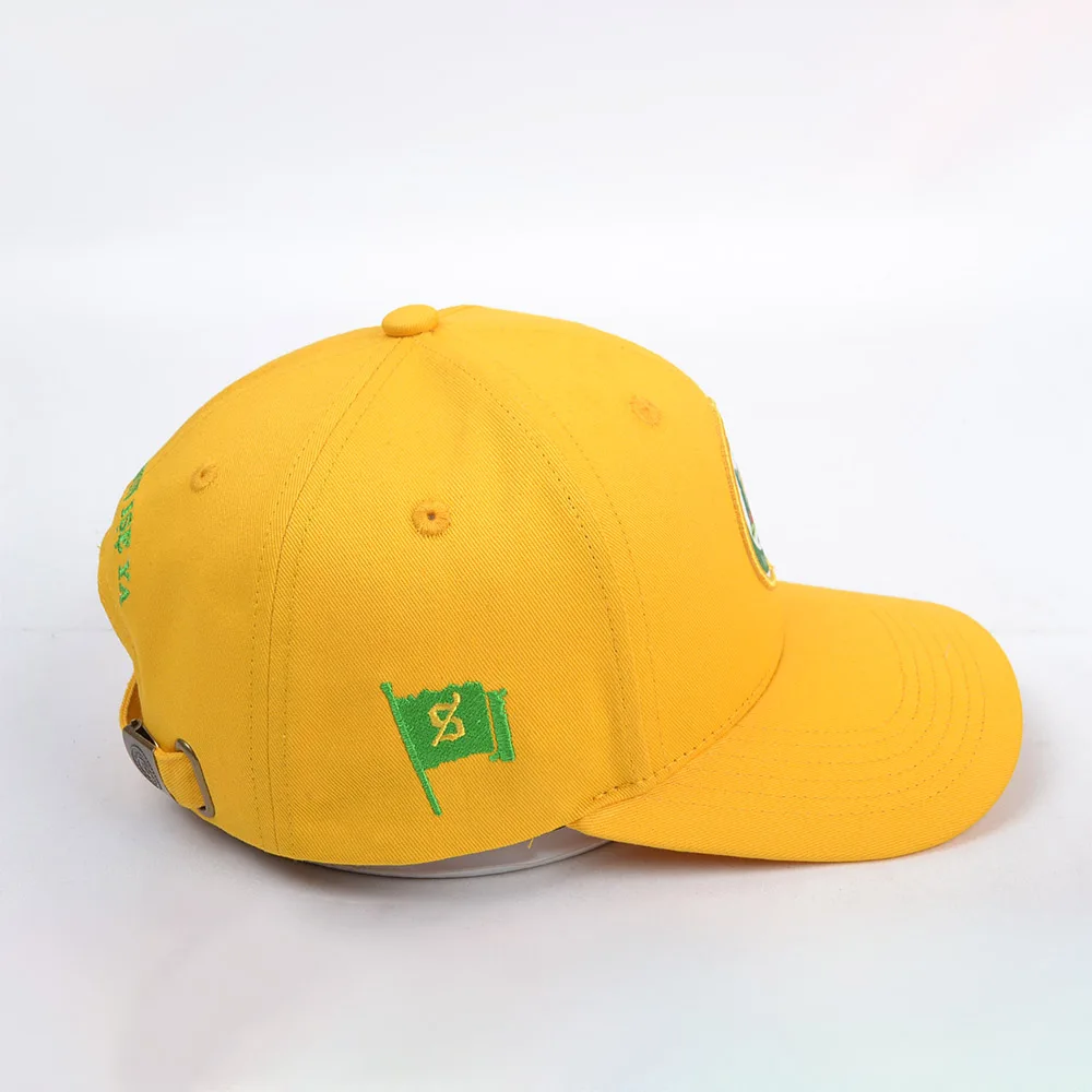 Женская мужская желтая бейсболка gorras рекламная бейсбольная шляпа с логотипом на заказ