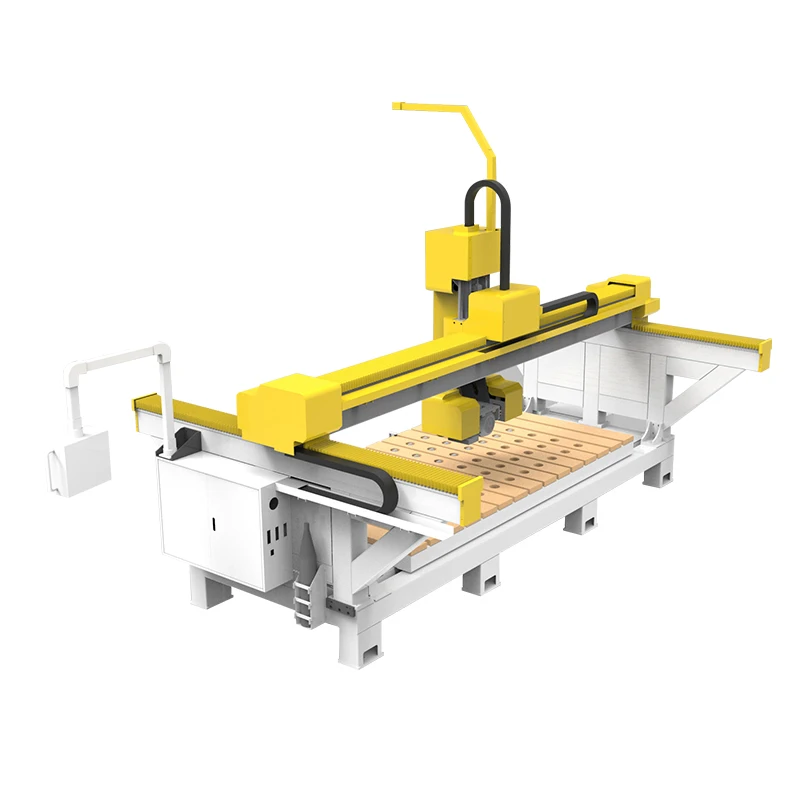 cnc router marble 5 axi bridge saw granite natural stone tiles cutting machine