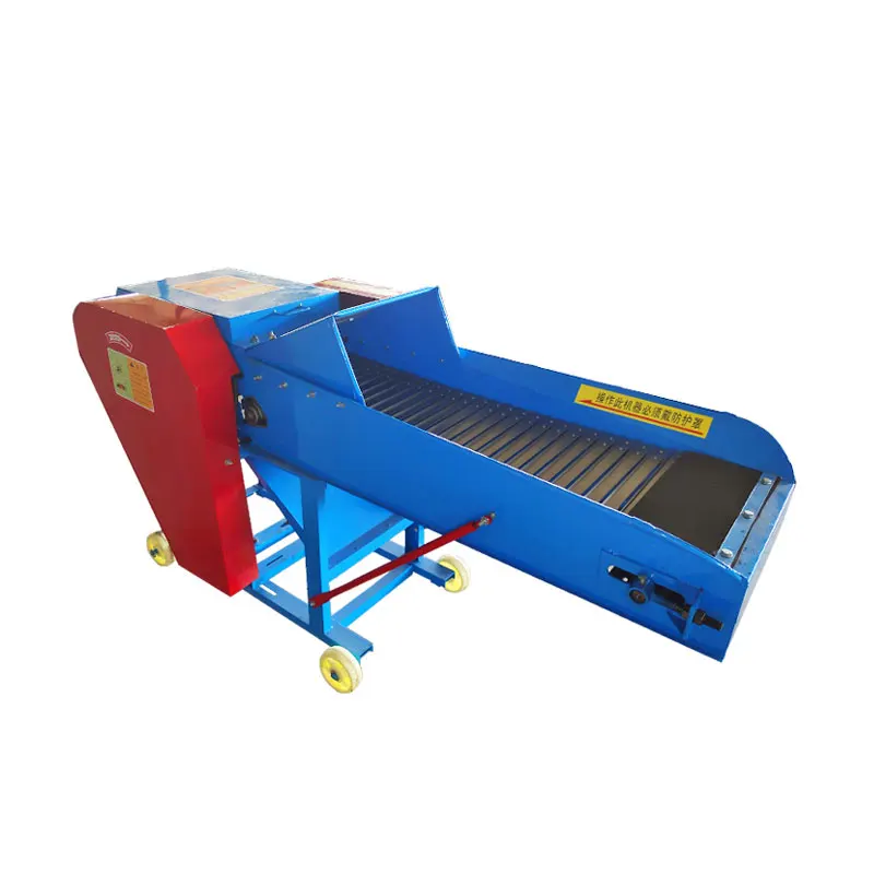High Quality Commercial Grass Shredder Silage Chopper Hay Fodder Forage Chaff Cutter Machine Mini Chuff Straw Crusher Poultry An