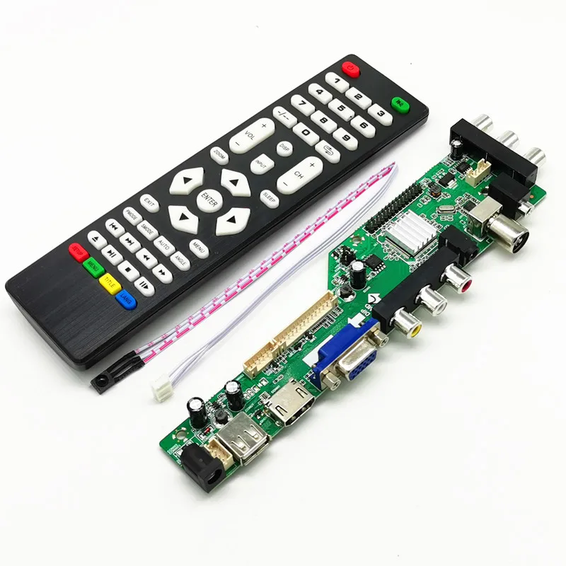 ZS.D3663LA.A8 DVB-T2 DVB-T DVB-C цифровой ТВ ЖК-дисплей/светодиодный драйвер платы V56 V59 10-42