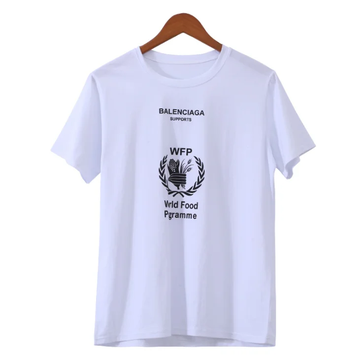 Wholesale  Custom T Shirt Printing Women Summer Short Sleeve Loose Casual TShirt Woman